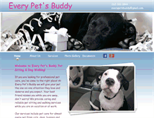 Tablet Screenshot of everypetsbuddy.com